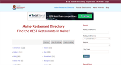 Desktop Screenshot of mainerestaurants.com